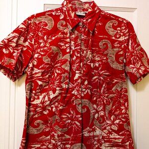 Women's Hawaiian Tiki shirt